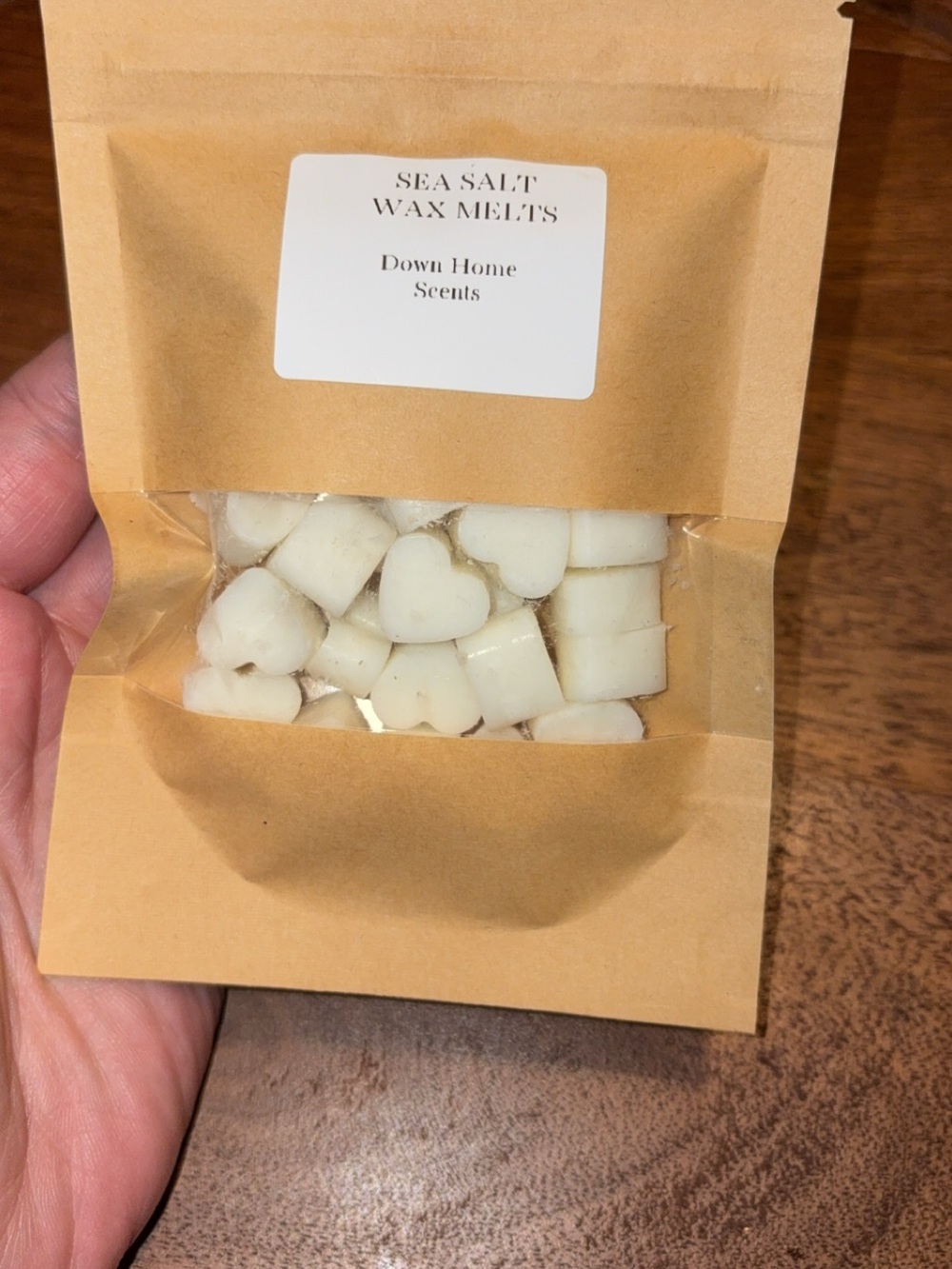 Sea Salt homemade soy Wax Melts - White